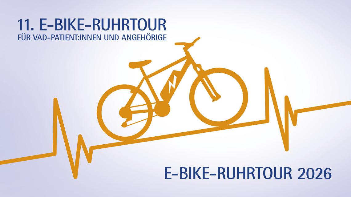 E-Bike-Ruhrtour für Kunstherz-Patient:innen