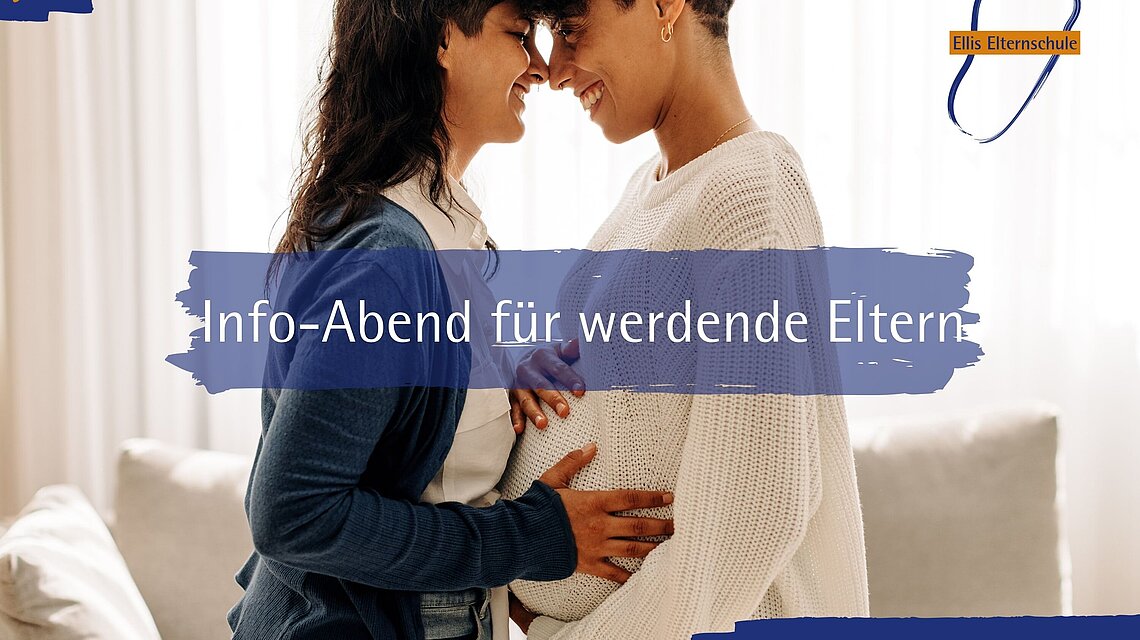 Werdende Eltern informieren sich über die Geburt im Elisabeth-Krankenhaus Essen