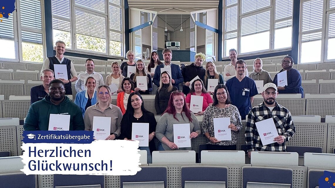 22 neue Pflegeexpert:innen für die Chest Pain Unit qualifiziert