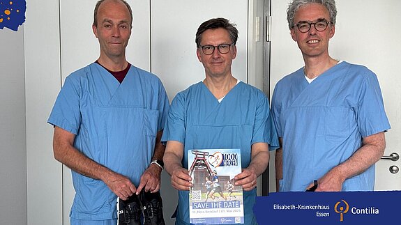 Drei Chefärzte freuen sich auf 1000 Herzen Herz-Kreislauf