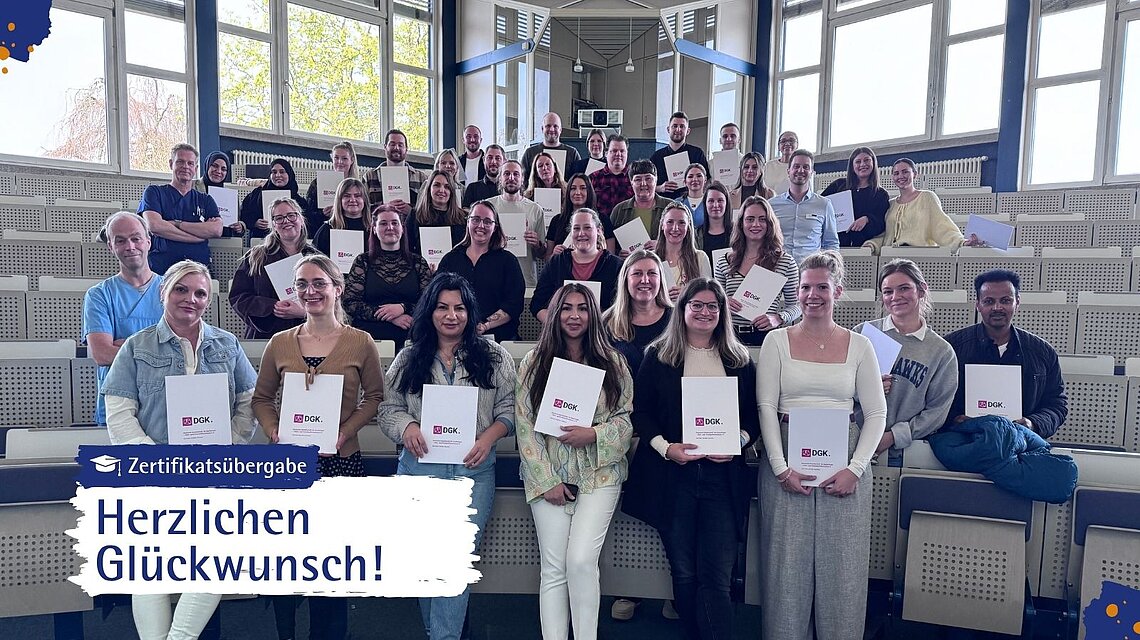 Zertifikatsübergabe