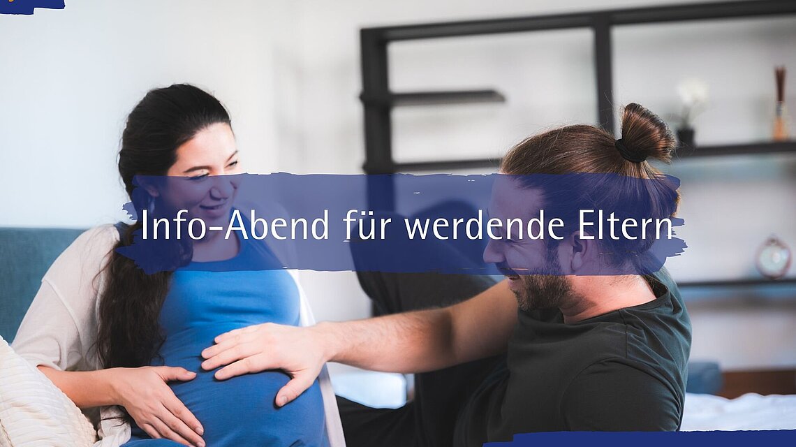 Werdende Eltern informieren sich über die Geburt im Elisabeth-Krankenhaus Essen 