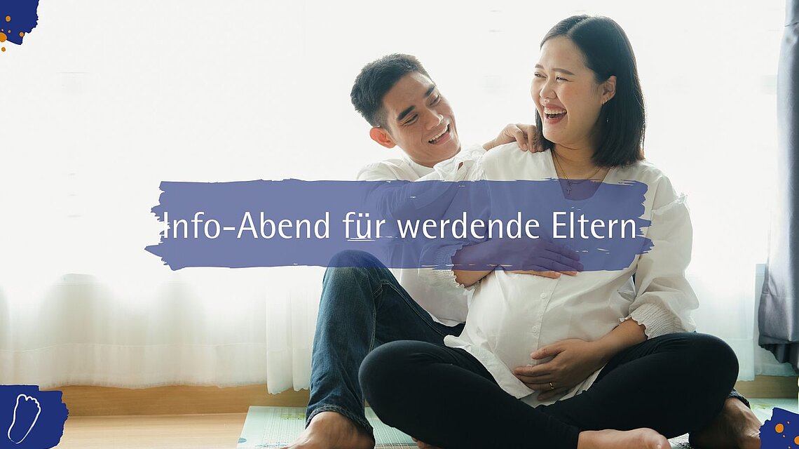 Werdende Eltern informieren sich über die Geburt im Elisabeth-Krankenhaus Essen