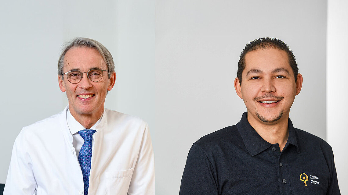 Mohammed Alsabbagh und Dr. med. Markus Freistühler