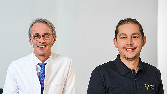 Mohammed Alsabbagh und Dr. med. Markus Freistühler
