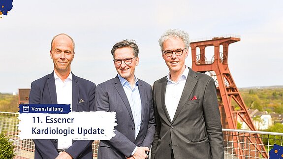 Bereits zum 11. Mal begrüßten die Chefärzte Prof. Oliver Bruder, Dr. Thomas Schmitz und Prof. Heinrich Wieneke zum Kardiologie Update