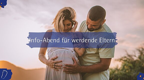 Werdende Eltern informieren sich im Elisabeth-Krankenhaus Essen über die Geburt