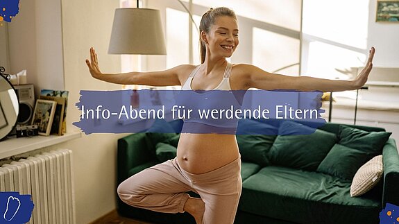 Werdende Eltern informieren sich über die Geburt im Elli