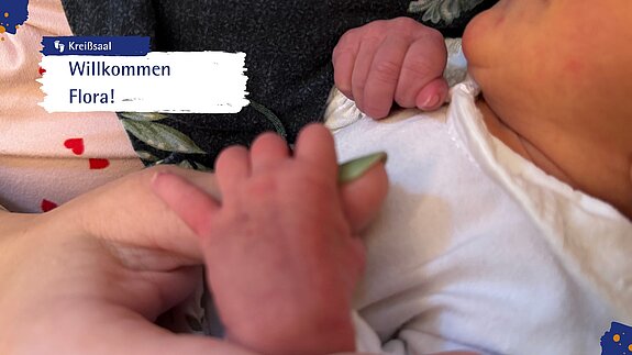 Flora ist das 2.000. Baby im Elli