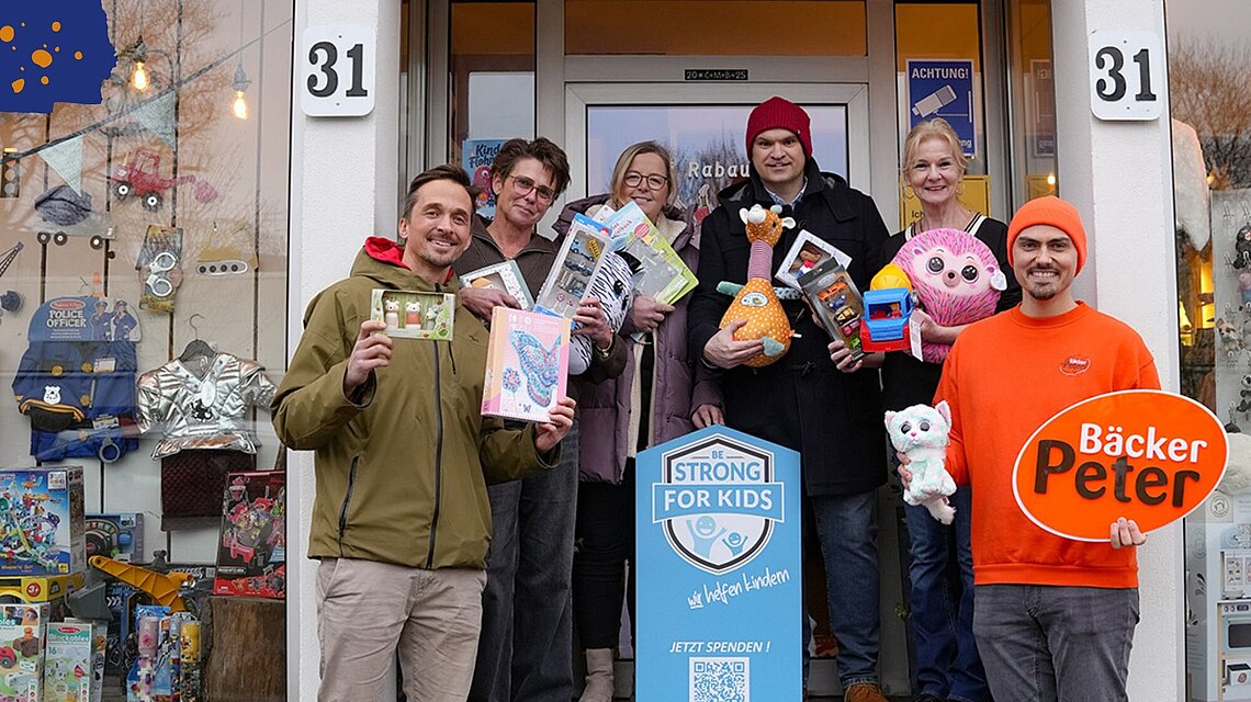 Be Strong For Kids und lokale Partner sammeln 1.000 Geschenke